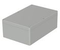 Euromas Series Grey ABS Enclosure, IP66, Flanged, Grey Lid, 240 x 160 x 90mm
